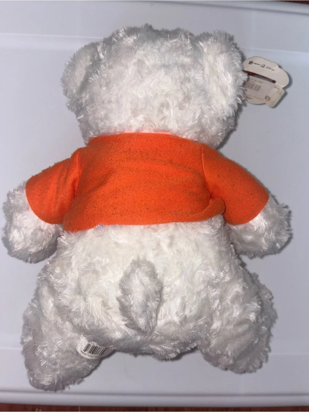 Mascot Factory Salem State University Vikings White and Orange 10 in. Teddy Bear